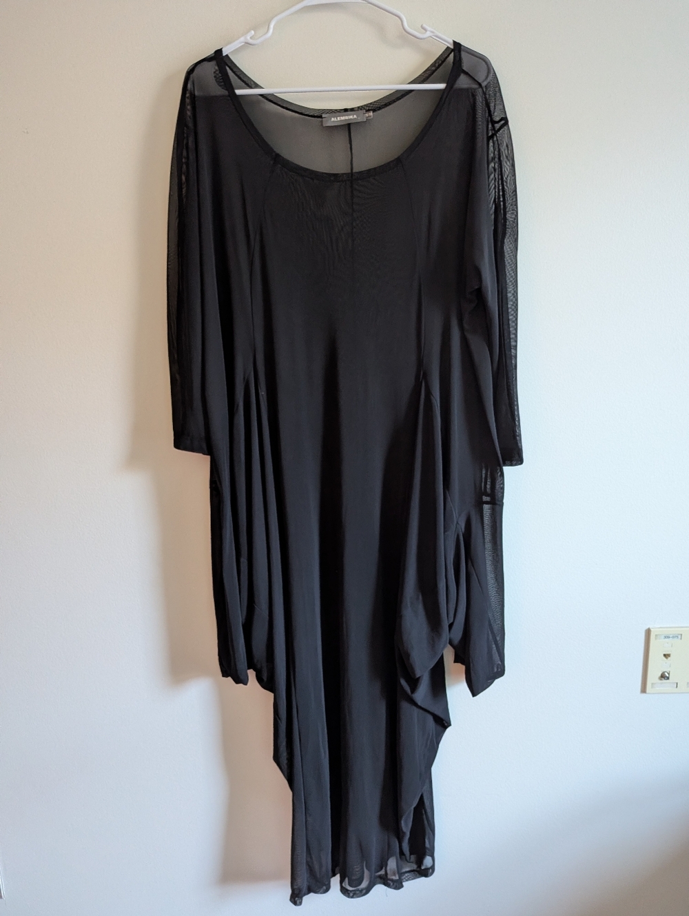Alembika Sheer Assymetrical Dress